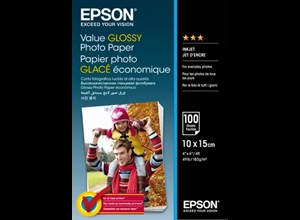 Epson Value Sijajni Fotopapir 183 g/m2 - 10x15cm - 100 listov