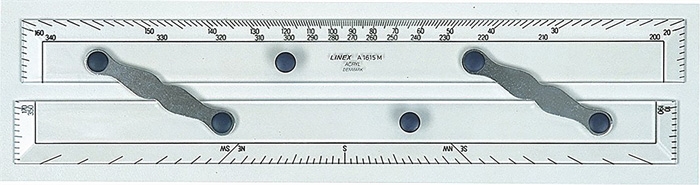 Linex vzporedno ravnilo A1615M 38cm prozorno