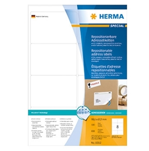 HERMA etiketa odstranljiva 99,1 x 67,7 mm, 800 kos.