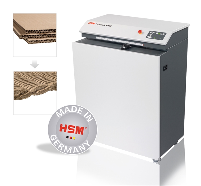 HSM ProfiPack papir-makulator P425 talna modela z adapterjem za podporo