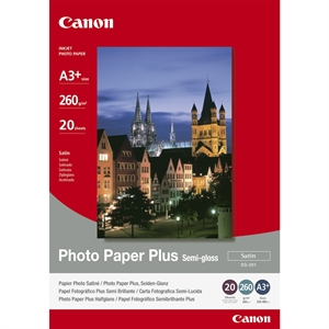 Canon Photo Plus Semi-Gloss 260g/m² - A3+, 20 listov