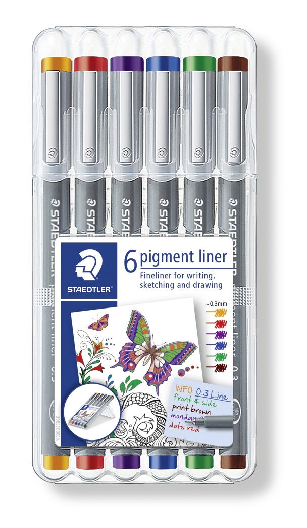 Pigmentno ?rtalo Staedtler Fineliner 0,3 mm izbor (6)