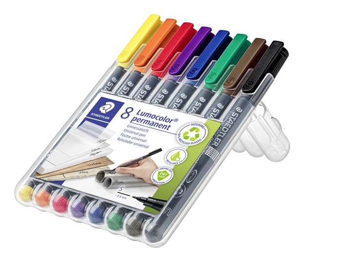 Staedtler marker Lumocolor Perm 0,4 mm razli?ne barve (8)