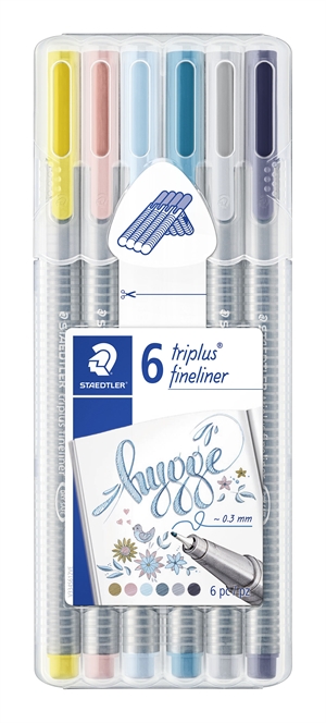 Staedtler Fineliner Triplus 0,3 mm Hygge Ass (6)