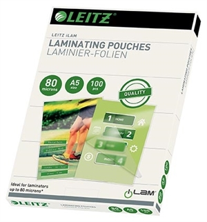 Leitz Laminirni žep sijaj 80my A5 (100)