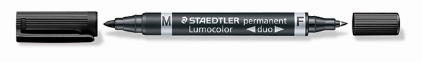 Staedtler marker Lumocolor Duo Perm 0,6-1,5 mm ?rn