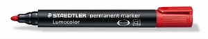 Staedtler marker Lumocolor Perm okrogel 2,0 mm rde?