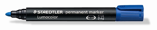 Staedtler marker Lumocolor Perm okrogel 2,0 mm moder