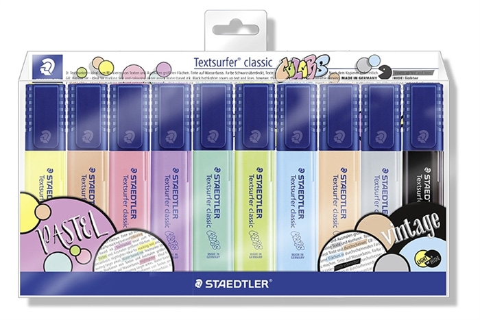 Staedtler Highlighter Textsurfer set pastel/vintage (10)