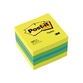 3M Post-it listki 51 x 51 mm, mini kocka Lemon