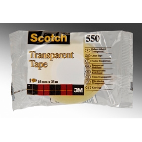 3M Trak Scotch 550 15mmx33m prozoren