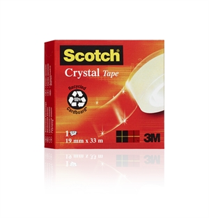 3M Trak Scotch Crystal 19mmx33m