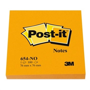 3M Post-it listki 76 x 76 mm, oranžni