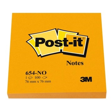 3M Post-it listki 76 x 76 mm, oranžni