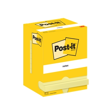 3M Post-it listki 76 x 102 mm, rumeni - 12 kosov