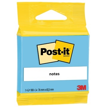 3M Post-it modri 63,5 x 76 mm, 100 listov