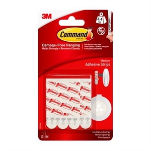 3M Command odstranljive trakove med (10)