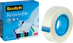 3M Lepilni trak Scotch Magic remove 19mmx33m