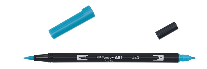 Tombow Marker ABT Dual Brush 443 turkizen