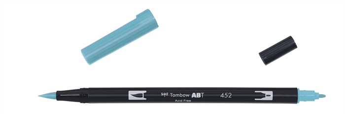 Tombow Marker ABT Dual Brush 452 procesno moder