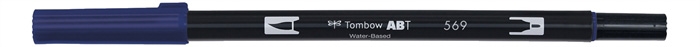 Tombow marker ABT Dual Brush 569 jet modra