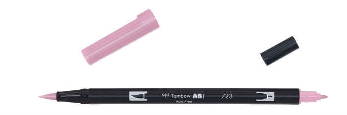 Tombow Marker ABT Dual Brush 723 roza