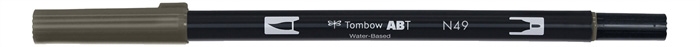 Tombow Marker ABT Dual Brush N49 toplo siv 8