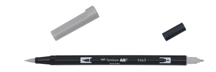 Tombow Marker ABT Dual Brush N65 hladno siv 5