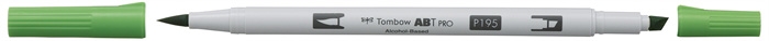 Tombow Marker alkohol ABT PRO Dual Brush 195 svetlo zelen