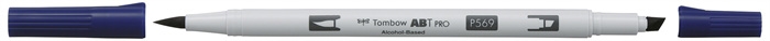 Tombow Marker alkohol ABT PRO Dual Brush 569 jet modra