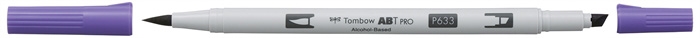 Tombow Marker alkohol ABT PRO Dual Brush 633 globoko sivke