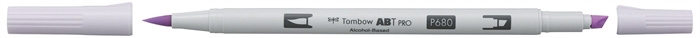 Tombow Marker alkohol ABT PRO Dual Brush 680 ledeno roza