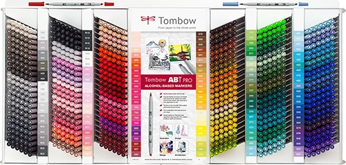 Tombow Marker alkohol ABT PRO prazen zaslon za 864 kos