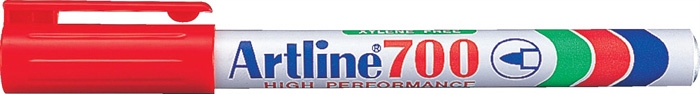 Artline Marker 700 Permanent 0.7 rdeč