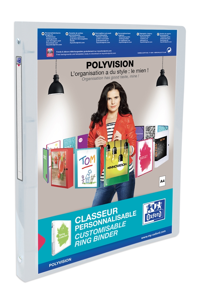 Bantex Ringbinder Polyvision 2 ležeča. A4 4OR 20 mm