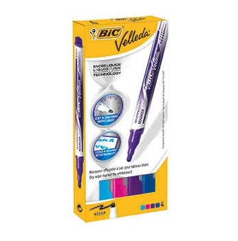 Bic Whiteb.ma.Velleda Fashion 4/kos