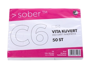 Mayer Kuverte bele C6 FH 80g (50)