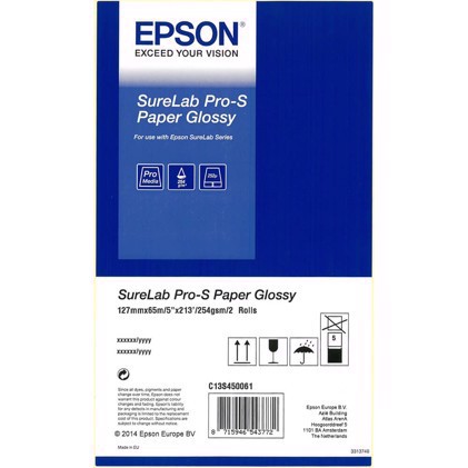 Epson SureLab Pro-S Paper Glossy BP 5" x 65 metrov 2 rolls