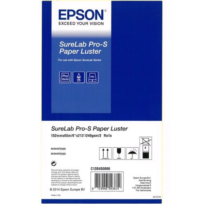 Epson SureLab Pro-S Paper Luster BP 6" x 65 metrov 2 rolls