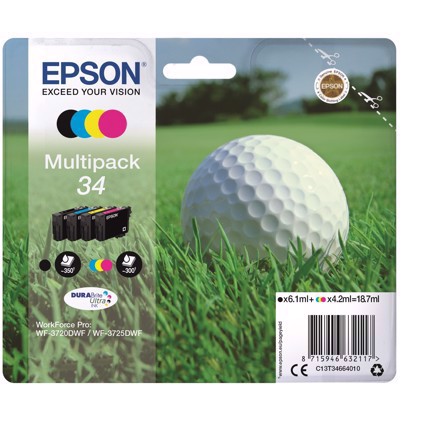 Epson T3466 4-barvno Multipack ?rnilo