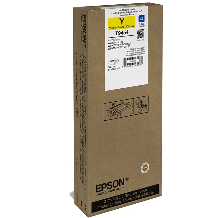 Epson WorkForce Series kartuša XL rumena - T9454