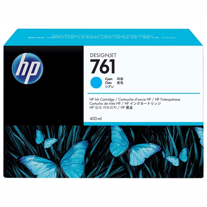 HP 761 cyan kartuša, 400 ml