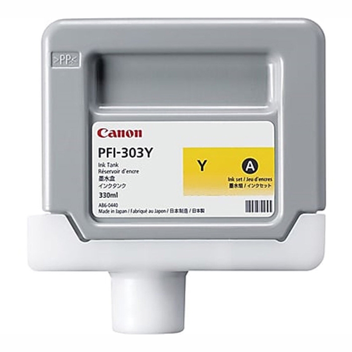 Canon PFI-303 Y Yellow - 330 ml kartuša s črnilom