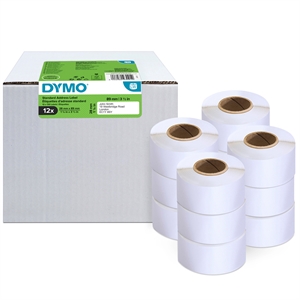 Dymo DYMO LabelWriter 28 mm x 89 mm standardne naslovne nalepke, 12 paketov