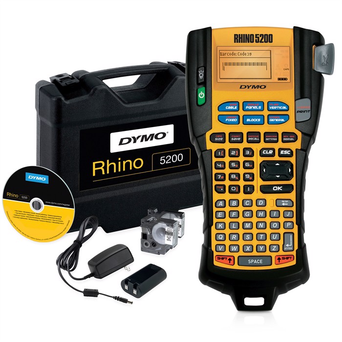 Stroj LabelManager Rhino 5200 pro v trdem kov?ku