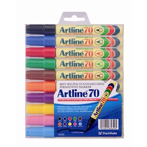 Artline Marker 70 Permanent 10-komplet