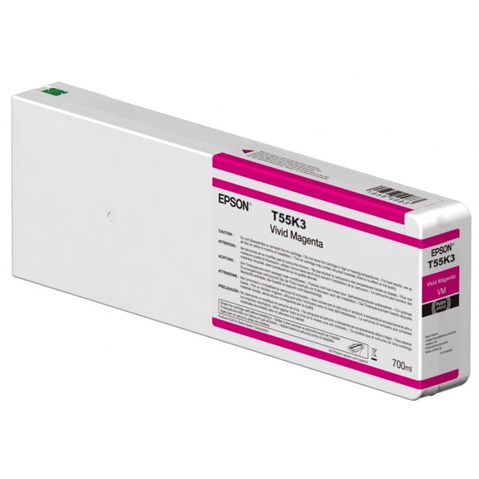 Epson Vivid Magenta T55K3 - 700 ml kartuša s črnilom