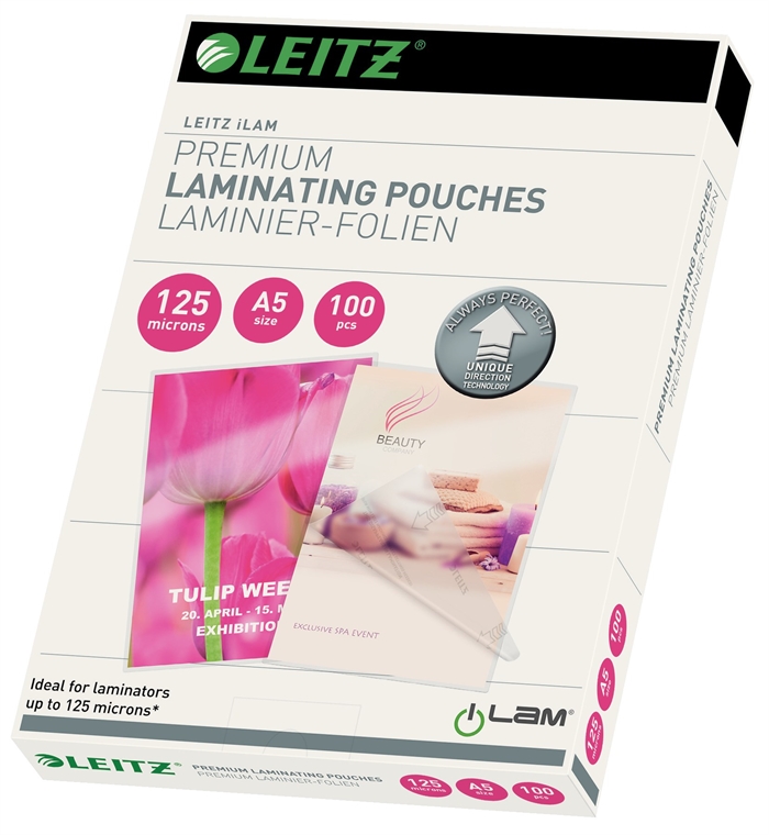 Leitz Laminirna folija UDT sijaj 125my A5(100)