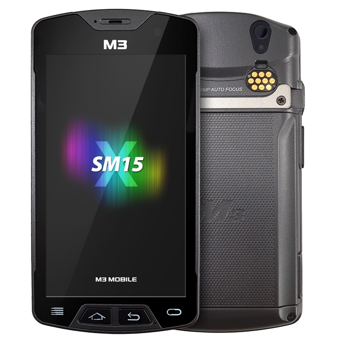 M3 Mobile SM15 X, 2D, SE4710, BT (BLE), Wi-Fi, 4G, NFC, GPS, GMS, zun. bat., Android