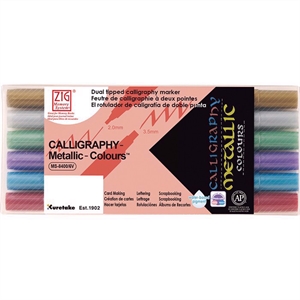 ZIG Calligraphy Metallic 6-set